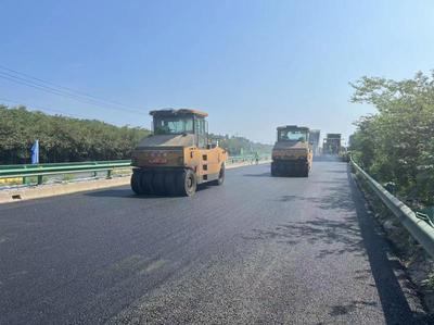 馬鞍山市S105旅游大道路面養護工程完成施工任務